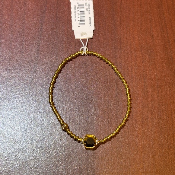 Kendra Scott Tomon Stretch Bracelet Tigers Eye - Picture 1 of 1